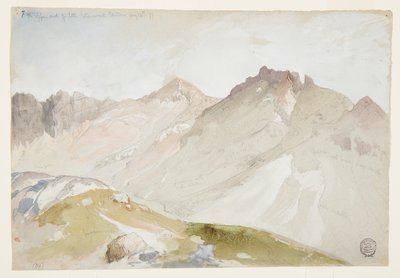 Upper End of Little Cottonwood Canyon, Wasatch Range, nära Ogden, Utah av Thomas Moran