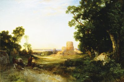 Tula, Mexikos antika huvudstad, 1908 av Thomas Moran