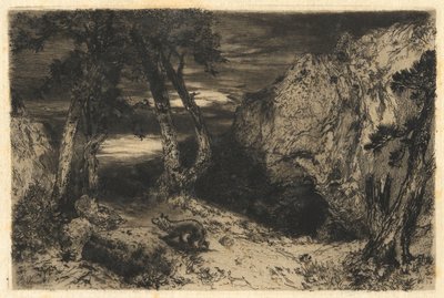 Skymning i Arizona av Thomas Moran