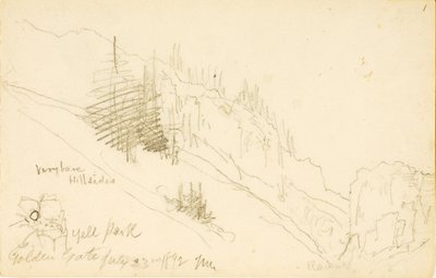 Yellowstone Park, Golden Gate av Thomas Moran