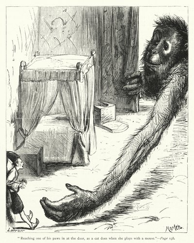 Illustration för Gullivers resor av Jonathan Swift (gravyr) av Thomas Morten
