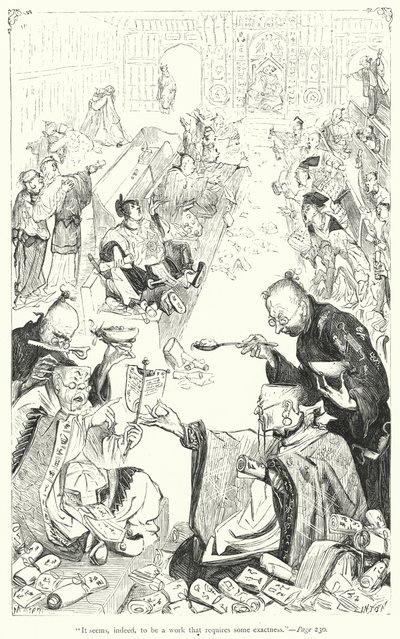 Illustration för Gullivers resor av Jonathan Swift (gravyr) av Thomas Morten