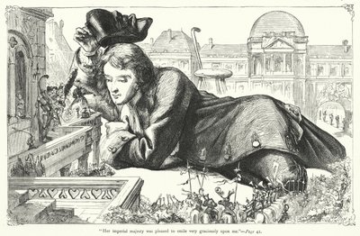 Illustration för Gullivers resor av Jonathan Swift (gravyr) av Thomas Morten