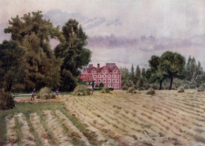 Kew Gardens: The Palace (färg litho) av Thomas Mower Martin