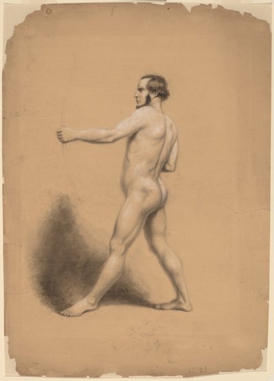 Archer, nakenstudie av Thomas Nast
