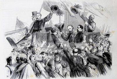 Garibaldis intåg i Neapel, 1860 av Thomas Nast