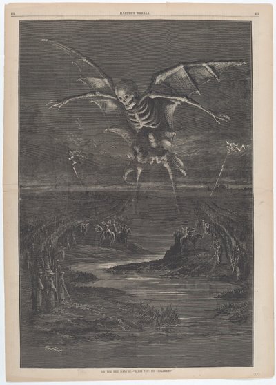 På Röda Donau - "Välsigna dig, mina barn!" av Thomas Nast
