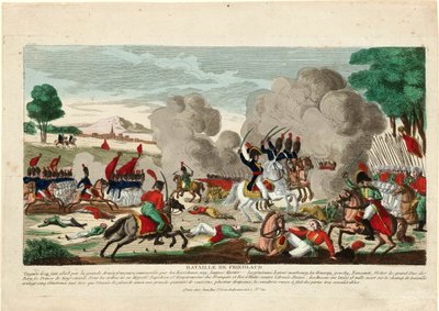 Bataille de Friedland - Slaget vid Friedland. En anklagelse från det ryska Leib-gardet den 14 juni 1807 - Naudet, Thomas Charles av Thomas Naudet