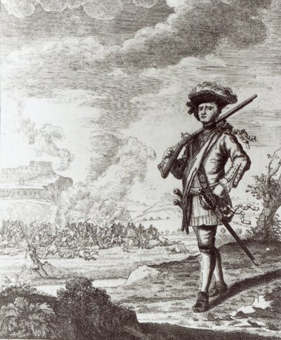 Kapten Henry Morgan vid plundringen av Panama 1671, c.1734 av Thomas Nicholls