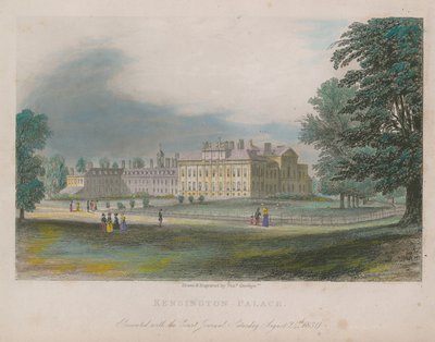 Kensington Palace, London av Thomas Onwhyn