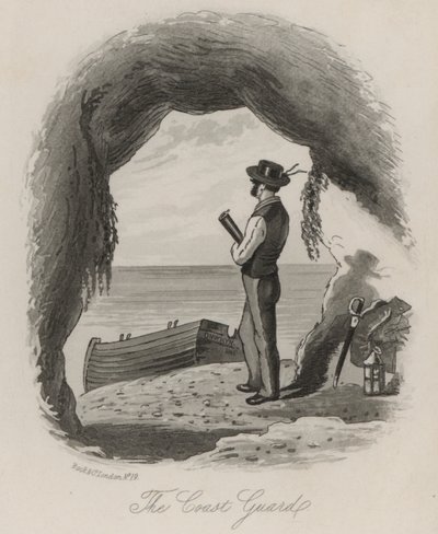 Kustbevakningen (litho) av Thomas Onwhyn
