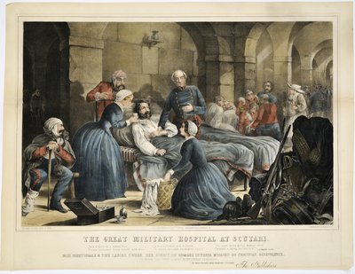 The Great Military Hospital i Scutari, tryckt av Stannard und Dixon, 24 februari 1855 av Thomas Packer