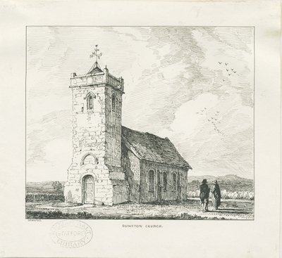 Dunston Church: pennteckning av Thomas Peploe Wood