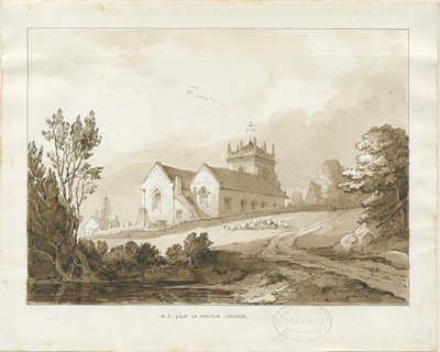 Forton Church: tvättritning, nd [?1838] (ritning) av Thomas Peploe Wood