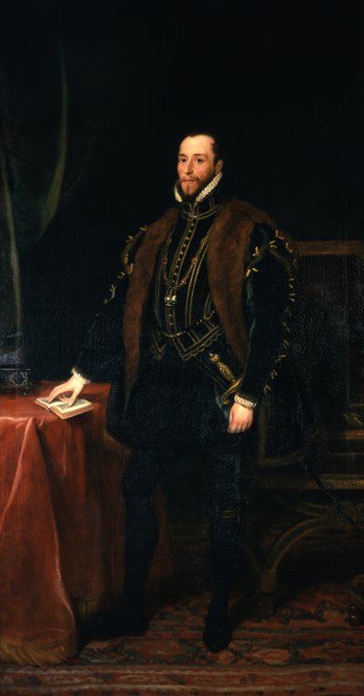 Ett historiskt porträtt av Thomas, 7:e Earl of Northumberland av Thomas Phillips