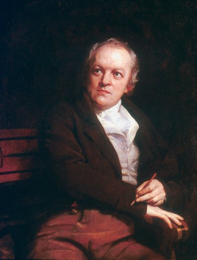 William Blake, engelsk mystiker, poet, konstnär och gravör, 1807 av Thomas Phillips