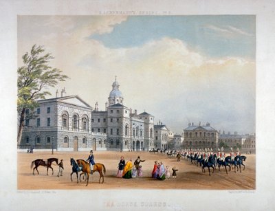 Horse Guards, Westminster, London, 1851 av Thomas Picken
