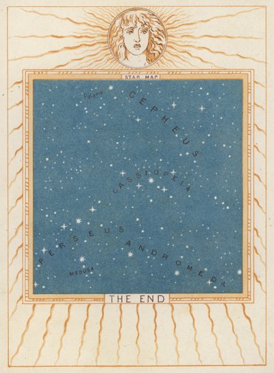 Perseus och Andromeda (färg litho) av Thomas Ralph Spence