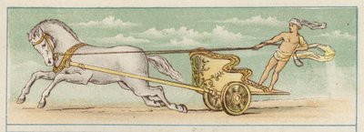 Perseus kör vagn (färg litho) av Thomas Ralph Spence