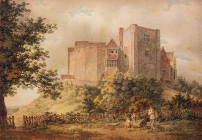 Tamworth Castle, 1799, 1922 av Thomas Richard Underwood