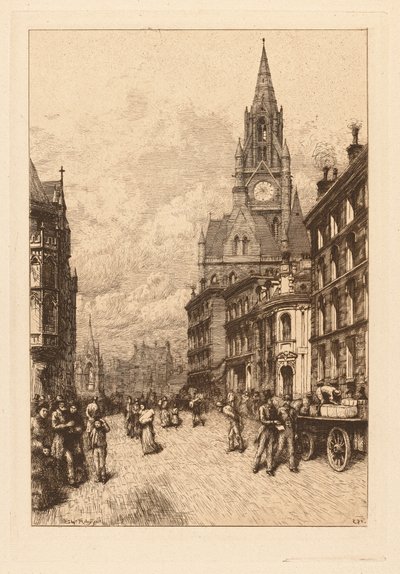Rådhuset, Manchester av Thomas Riley