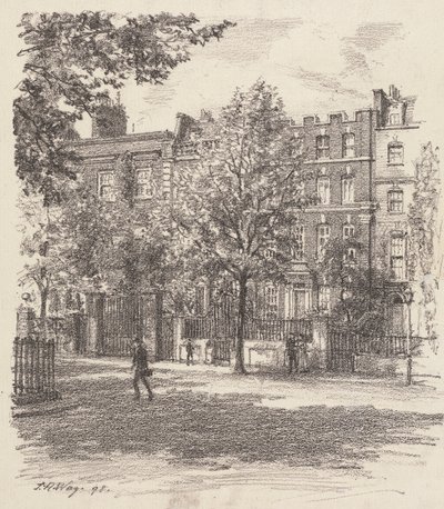 Nr 4 Cheyne Walk, Chelsea av Thomas Robert Way