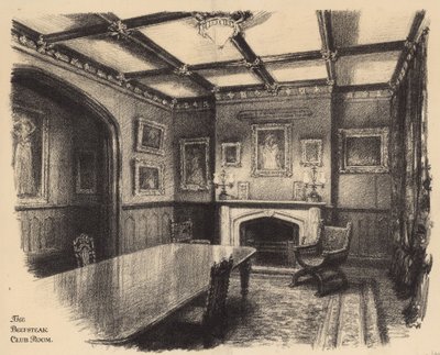 Beefsteak Club Room av Thomas Robert Way