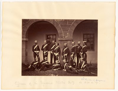 Officerare i Fifeshire Militia Artillery av Thomas Rodger