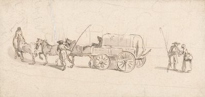 Figurer med vagn och hästar av Thomas Ross