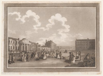 The Steine An Excursion to Brighthelmstone, 1 juni 1790., 1 juni 1790. Skapare: Thomas Rowlandson, Samuel Alken. av Thomas Rowlandson, Samuel Alken