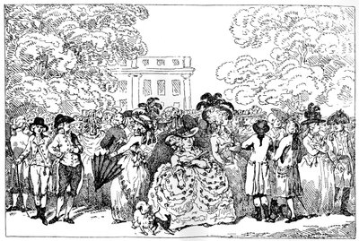 1784, eller dagens mode, 1784. av Thomas Rowlandson