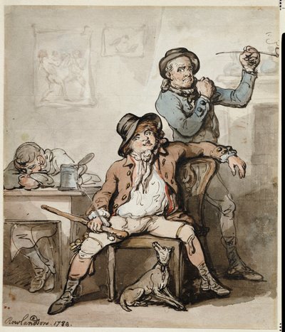 A Brace of Blackguards, 1789 av Thomas Rowlandson