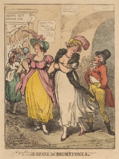 Ett par citronspannar av Thomas Rowlandson