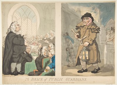 A Brace of Public Guardians, 10 juli 1800. av Thomas Rowlandson