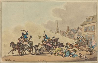 A Cart Race, 1788. av Thomas Rowlandson