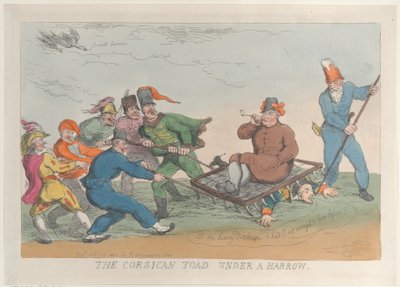 En korsikansk padda under en harv, 27 november 1813., 27 november 1813. av Thomas Rowlandson