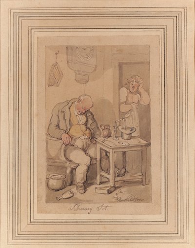 En dåsig Sot av Thomas Rowlandson