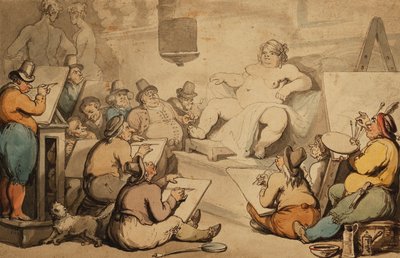 En holländsk akademi, av Thomas Rowlandson