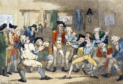 En fäktningsmatch av Thomas Rowlandson