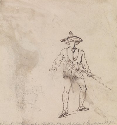 En fransk adelsman ute på jakt av Thomas Rowlandson