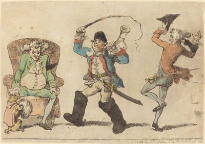 En fransman i november av Thomas Rowlandson