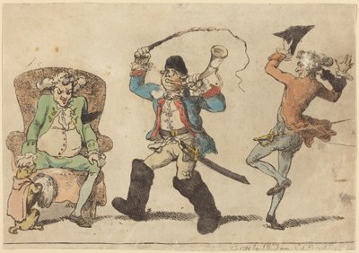 En fransman i november av Thomas Rowlandson