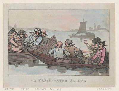 En sötvattenhälsning, 1799., 1799. av Thomas Rowlandson