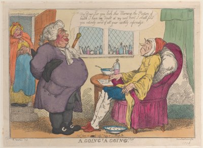 A Going! A Going!!!, [1809], återutgiven 1813., [1809], återutgiven 1813. av Thomas Rowlandson