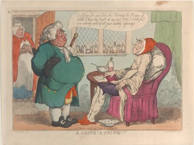 A Going! A Going!!!, 10 juni 1809., 10 juni 1809. av Thomas Rowlandson