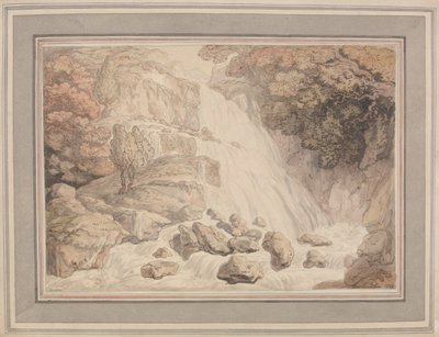 Ett högt vattenfall av Thomas Rowlandson