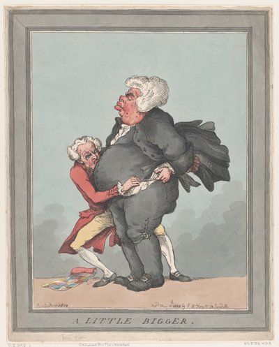 A Little Bigger, 18 maj 1819., 18 maj 1819. av Thomas Rowlandson