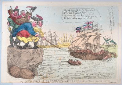 Ett långt drag Ett starkt drag och ett drag totalt, 25 november 1813., 25 november 1813. av Thomas Rowlandson