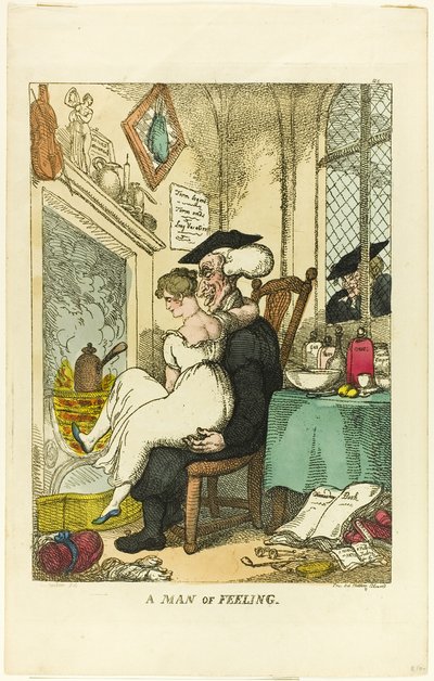 En man av känsla av Thomas Rowlandson