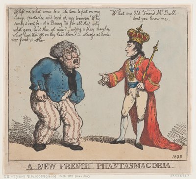 A New French Phantasmagoria, 1803., 1803. av Thomas Rowlandson